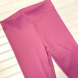 H & M Pink Ribbed Leggings- #1836